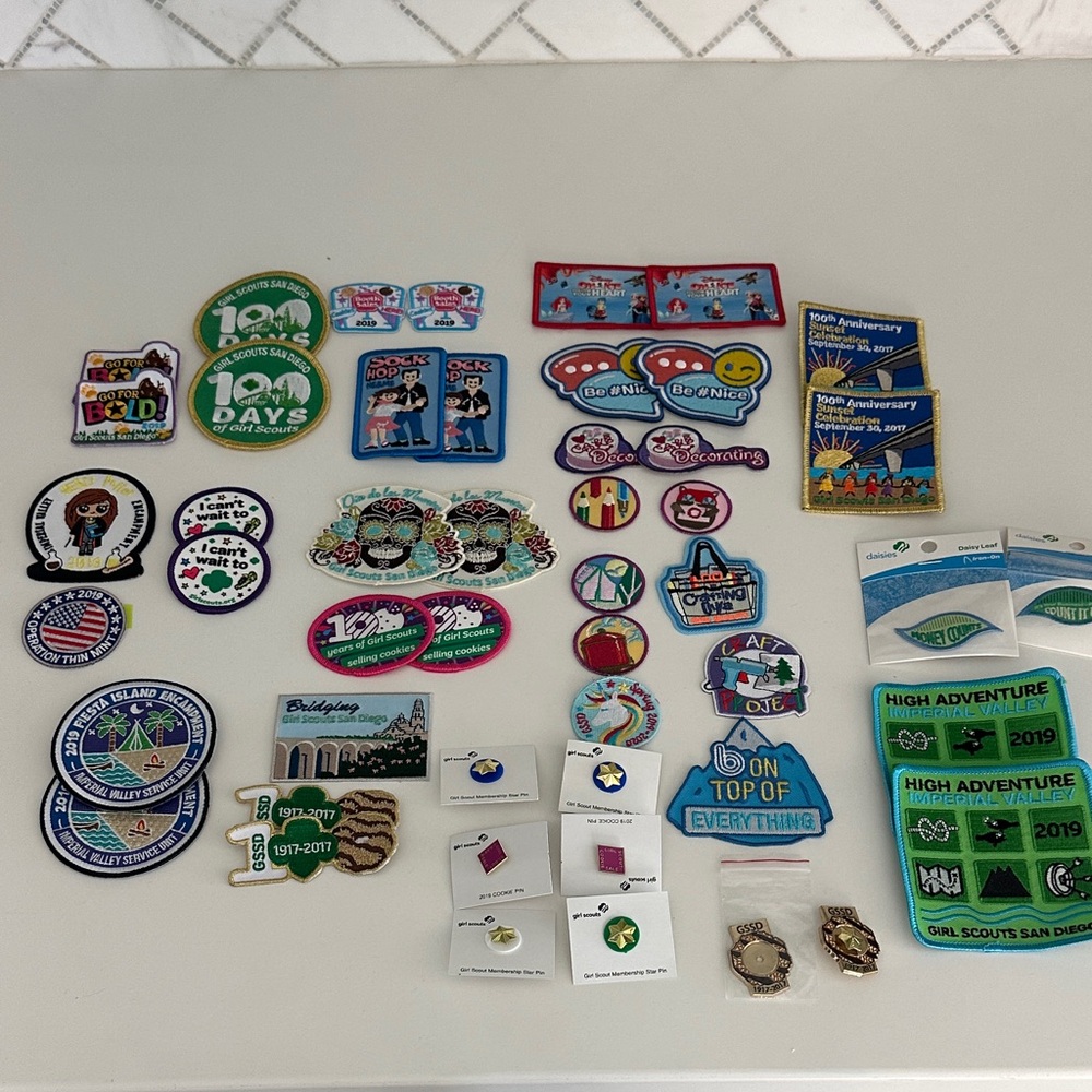 Assorted Scout Patches and Pins